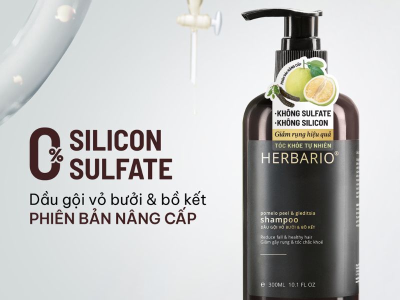 dau goi khong sulfate Herbario