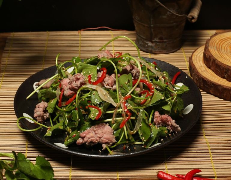 Gỏi rau má Gỏi rau má