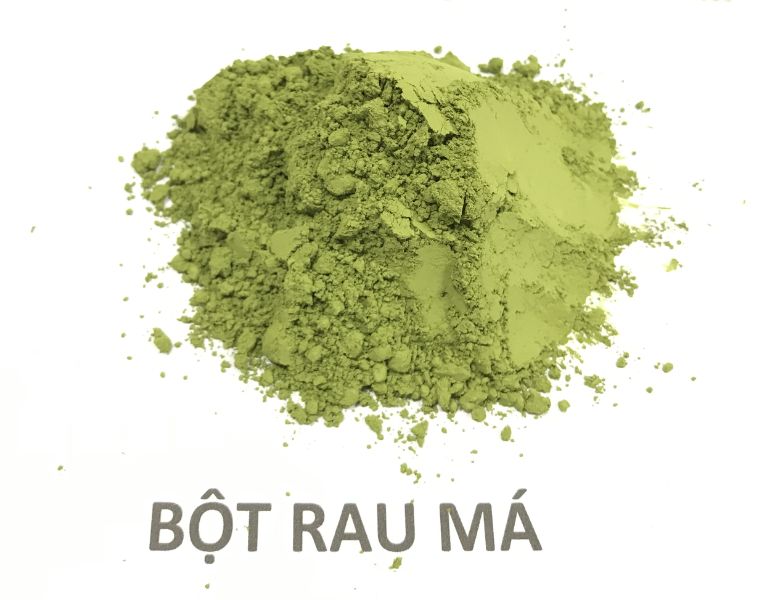 Cách làm bột rau má