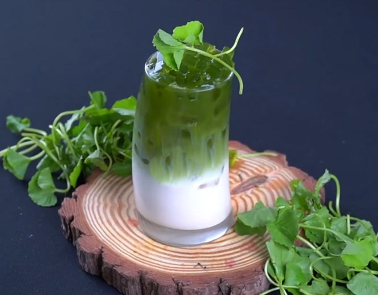 Cách làm nước rau má đơn giản