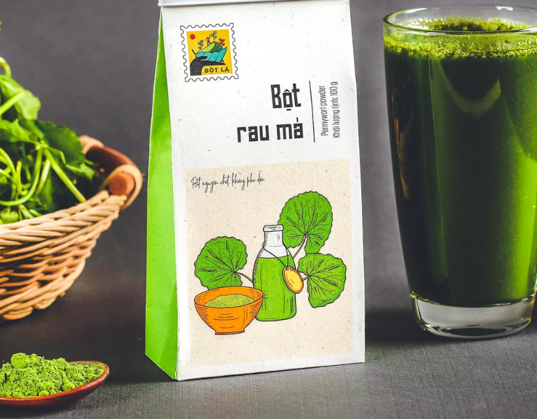 Cách sử dụng bột rau má để giảm cân