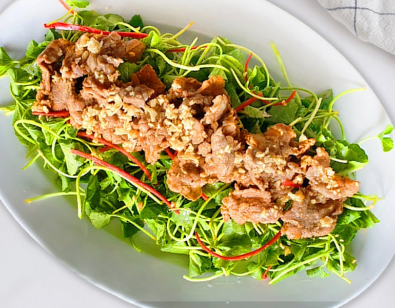 Gỏi bò rau má