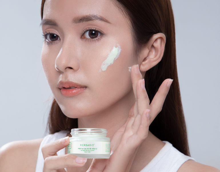 Tác dụng của mặt nạ rau má