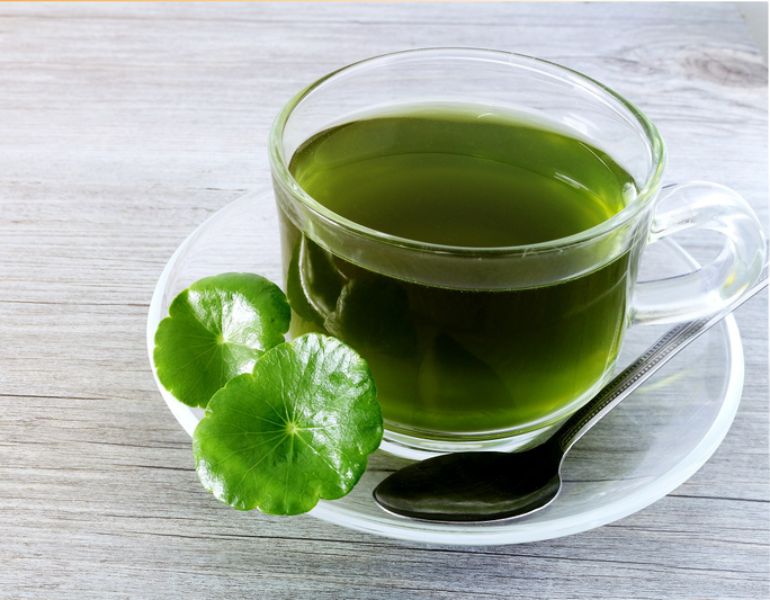 Thời điểm nên uống trà rau má thích hợp