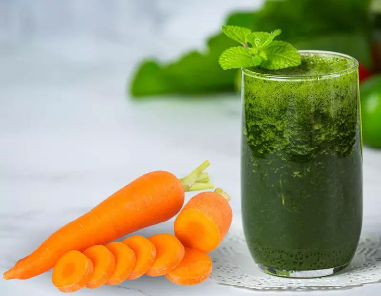Cách làm nước rau má mix cà rốt Cách làm nước rau má mix cà rốt