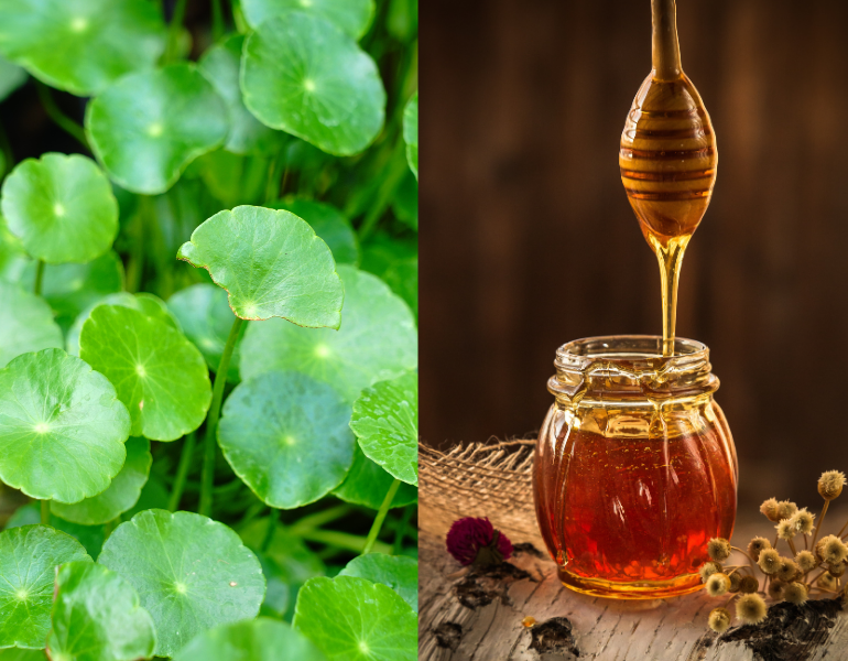 Cách làm mặt nạ rau má và mật ong