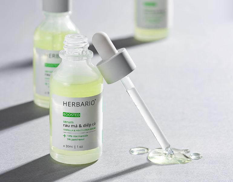 Boosted Serum rau má diếp cá Herbario