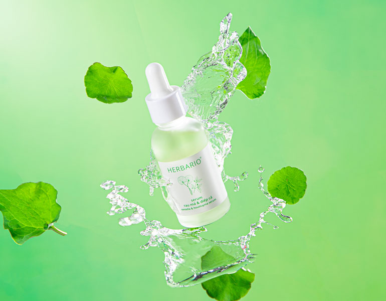 Serum rau má diếp cá Herbario dành cho da dầu mụn