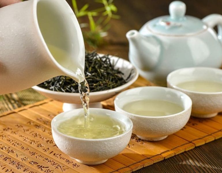 Giảm cân bằng trà rau má Giảm cân bằng trà rau má