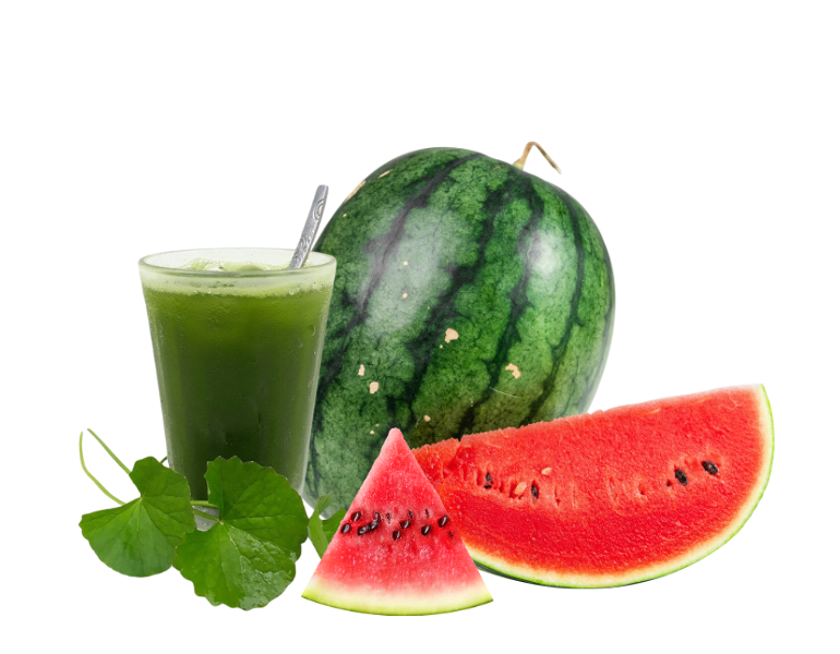 Detox rau má dưa hấu