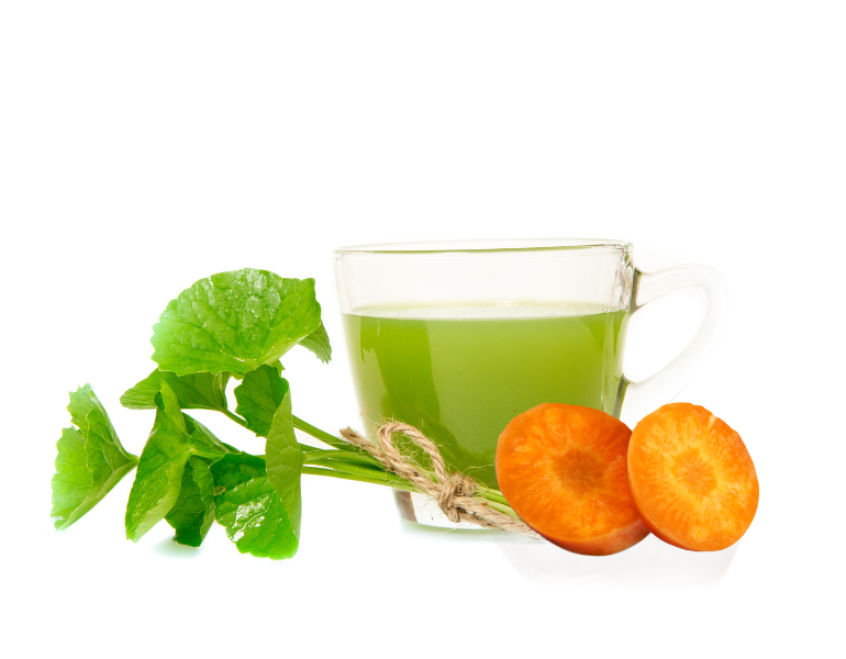 Nước ép rau má cà rốt