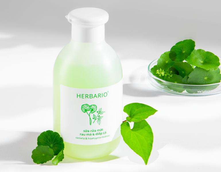 Sữa rửa mặt rau má diếp cá Herbario Sữa rửa mặt rau má diếp cá Herbario