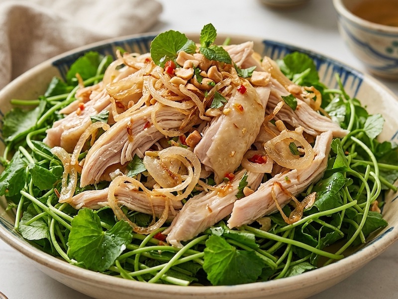 Cách làm nộm rau má cach lam nom rau ma