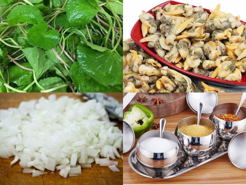 cach nau canh rau ma nau ngheu