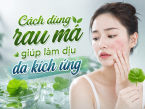 Cách dùng rau má giúp làm dịu da kích ứng đúng và hiệu quả