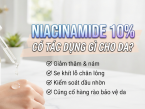Niacinamide 10% có tác dụng gì cho da? Hướng dẫn cách dùng đúng