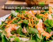 Bỏ túi 5 cách làm gỏi rau má đơn giản