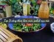 Top 3 công thức làm món salad rau má ngon