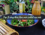 Top 3 công thức làm món salad rau má ngon